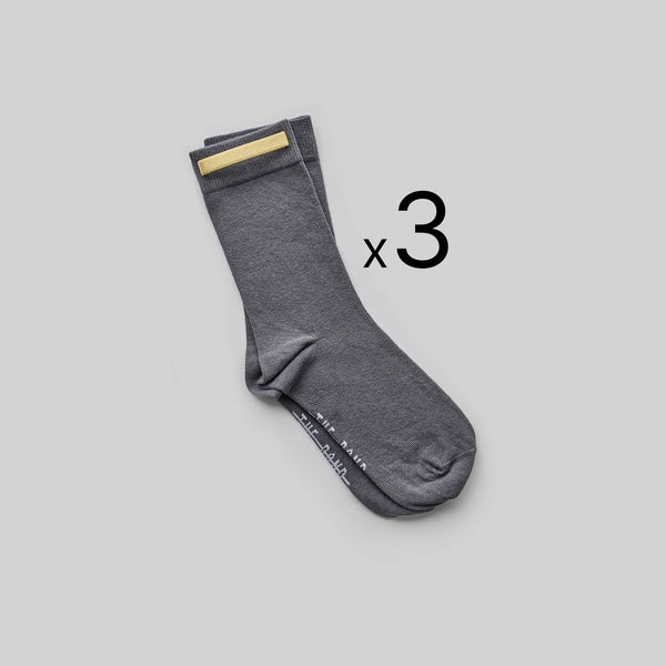 Rise and Shine – Graphite 3-pack – The Band Socks